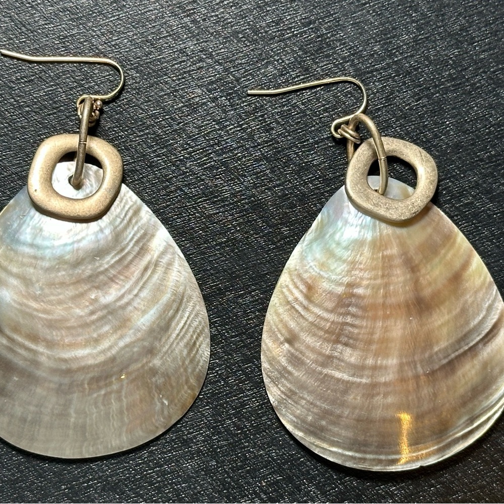Seashell Earrings for Pierced Ears